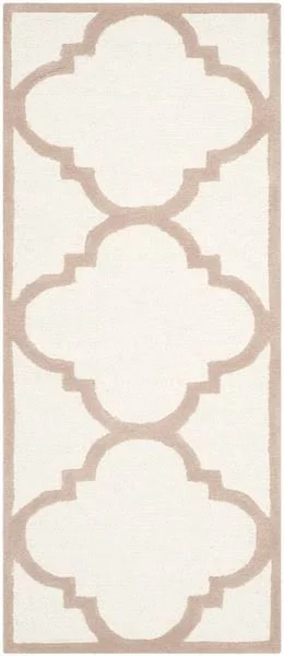 Safavieh Cambridge CAM140P Ivory - Beige Rug 2&6x22 x 8& Runner