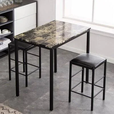 Surrell 3 Piece Counter Height Dining Set Ebern Designs