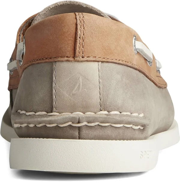 Sperry A/O 2-Eye Plushwave Tri-Tone Men's Shoes Tan Multi : 9.5 M (D)