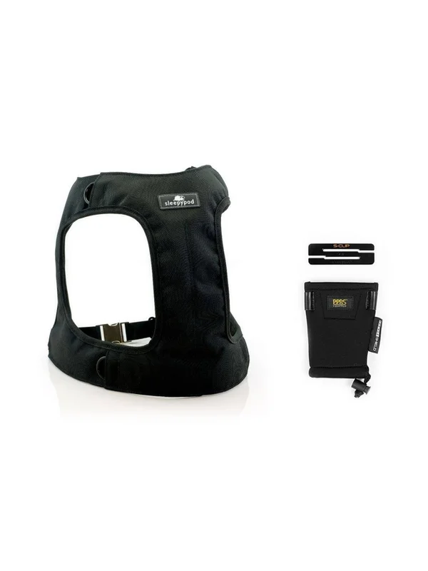 Sleepypod Clickit Terrain Plus Safety Harness-Charcoal-Small
