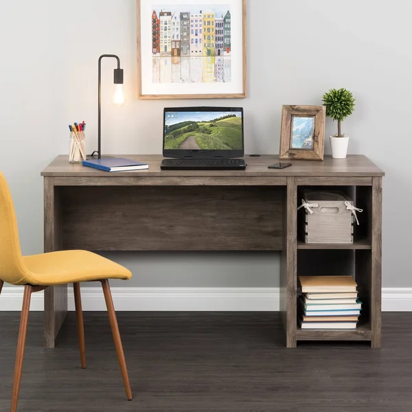 Prepac Sonoma Computer Desk (Drifted Gray)