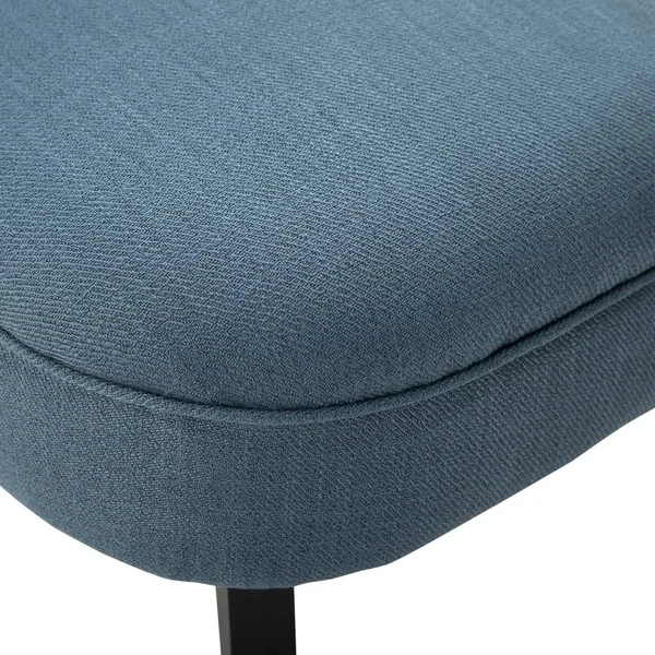 Copper Grove Tigre Fabric-Upholstered Small Accent Chair with Wood Legs and Pillow - 20.75*27.25*30.25 - Grey