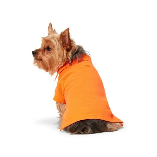 Ralph Lauren Cotton Mesh Dog Polo Shirt - Size M in Resort Orange