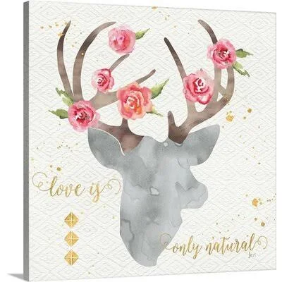 &Wild Bohemian II& by Jess Aiken Graphic Art Print Great Big Canvas Format: Canvas, Size: 30x22 H x 30x22 W x 1.5x22 D