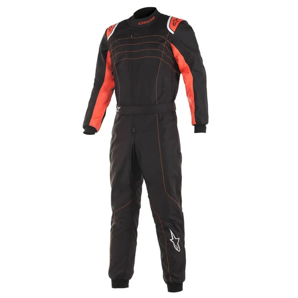 Alpinestars KMX-9 V2 Suit Black Red Fluo 60