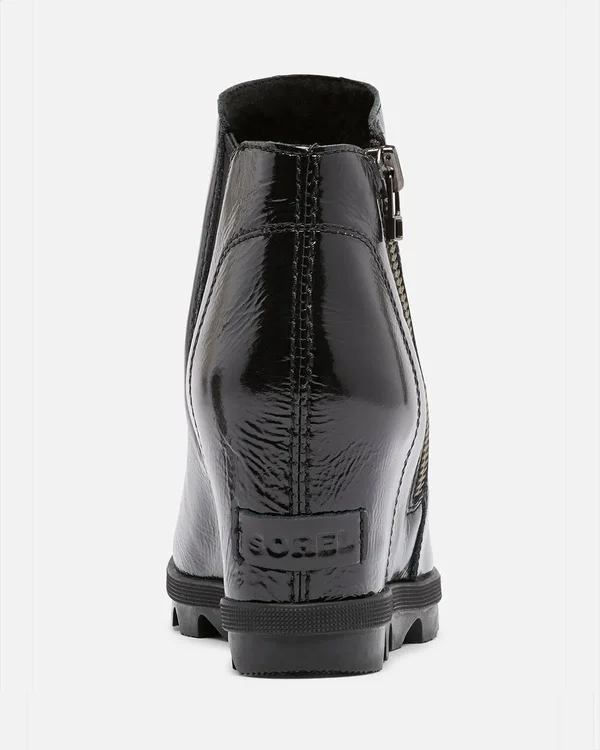 Sorel Women's Joan of Arctic Wedge II Zip Size 9 - Black
