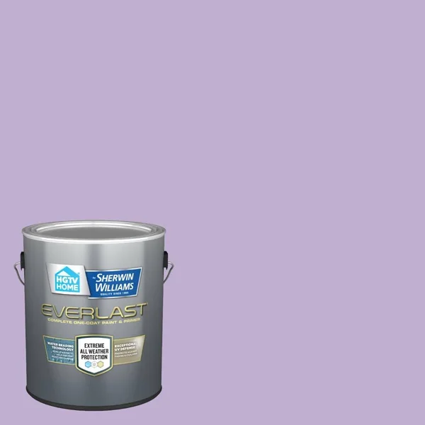 HGTV Home by Sherwin-Williams Everlast Semi-Gloss Magical Exterior Paint (1-Gallon), HGSW1425-833033