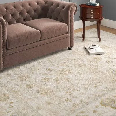 Mancuso Floral Beige Area Rug Ophelia & Co. Rug Size: Rectangle 6&7x22 x 9&2x22