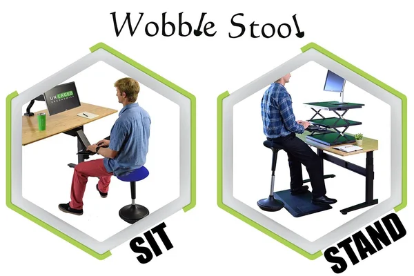 Wobble Stool Standing Desk Chair for Active Sitting Modern Sit Stand