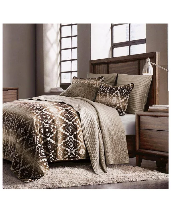 HiEnd Accents Chalet Aztec Comforter Set Twin