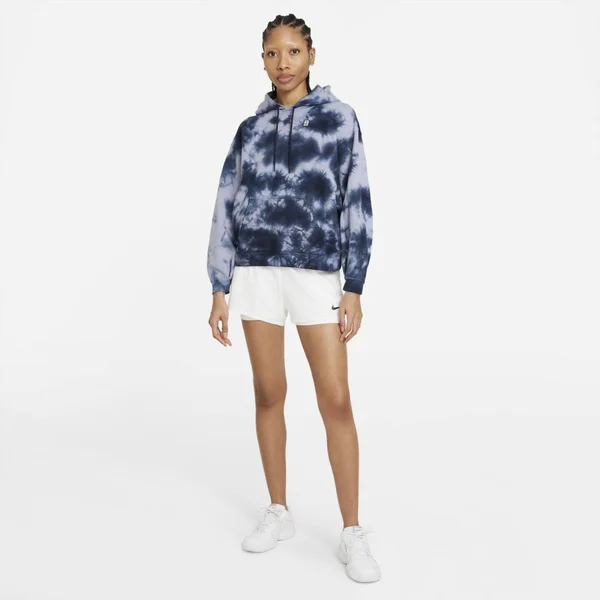 Women's Nike Court Tie-Dye Tennis Hoodie - Size: Large, Med Purple