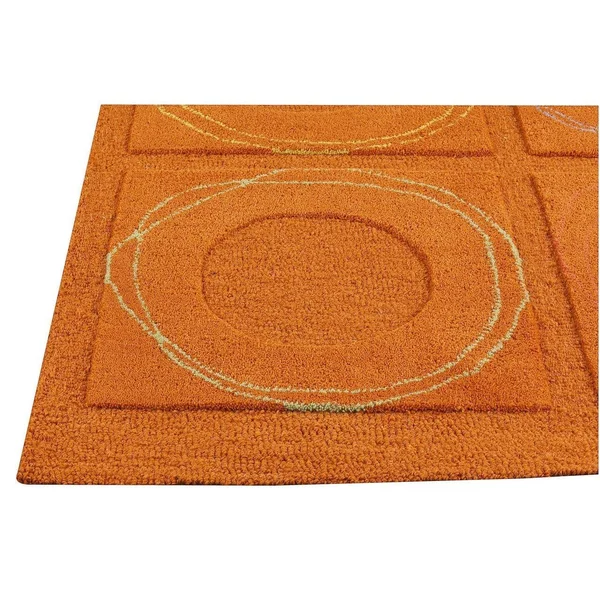 Mat Orange Circa Area Rug - Rust 5&0x22x7&0x22