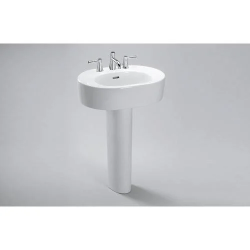 Toto LT790.8#03 Nexus 24 inch Pedestal Lavatory Sink in Bone