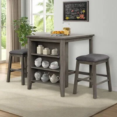 Ospina 3 - Piece Counter Height Dining Set Gracie Oaks