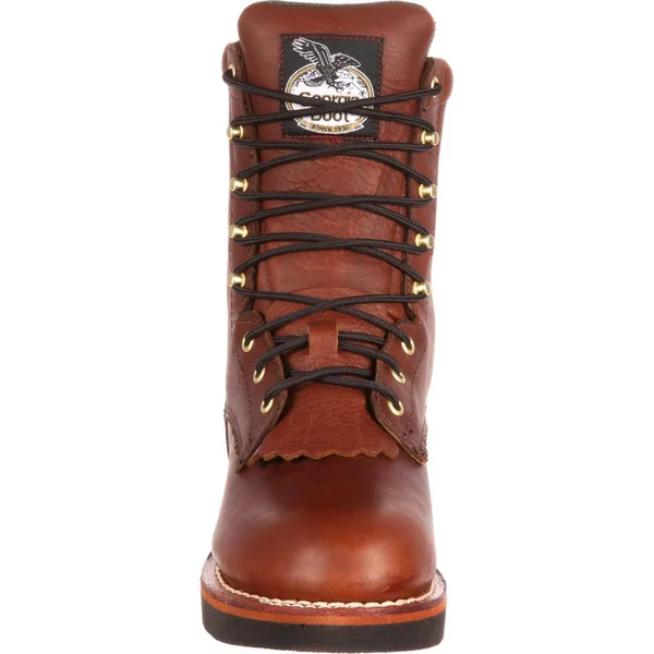 Georgia Boot Men's G70 8x22 Work Lacer Shoes, Walnut, Size 9.5W