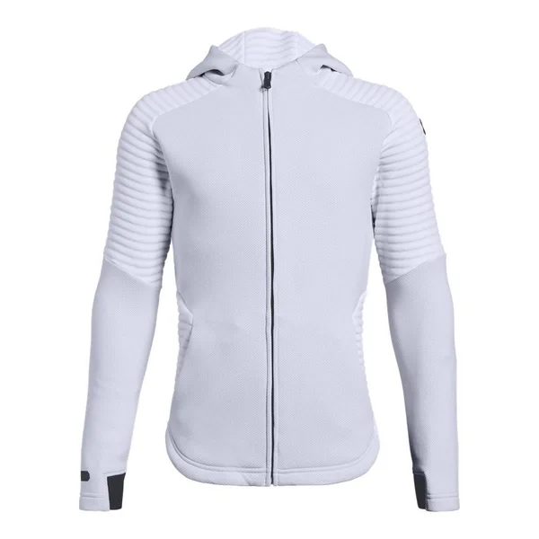Under Armour Boys' Move Full Zip Hoodie - White, Youth X-Small