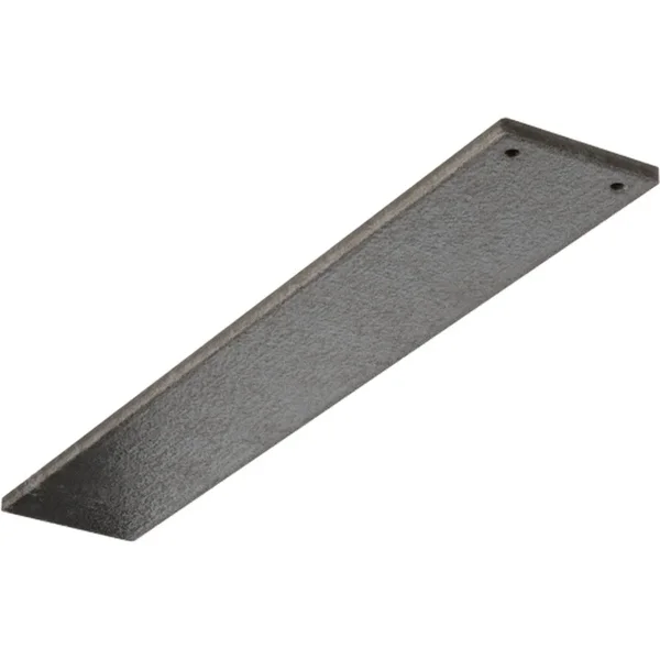 Ekena Millwork BKTM03X18LOAWS 3x22W x 18x22D Logan Hidden Support Steel Bracket w/ 14x22 Support Depth, Antiqued Warm Silver