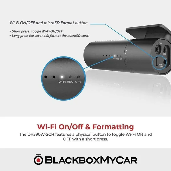 BlackVue DR590W-2CH Full HD Dashcam Sony Starvis Sensor (32GB)