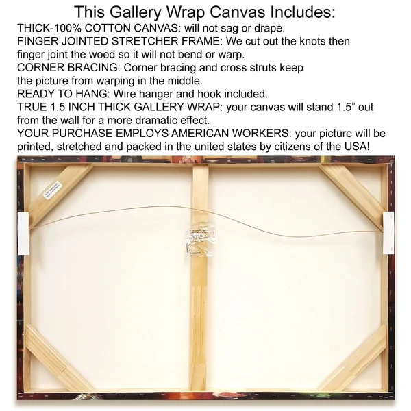Tangletown Fine Art Everything Has Beauty by Jennifer Pugh Giclee Print on Gallery Wrap Canvas - 23x22 x 34x22 - Multi