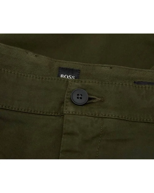 Boss Casual Mens Khaki SCHINO-SLIM Fit Chino Shorts