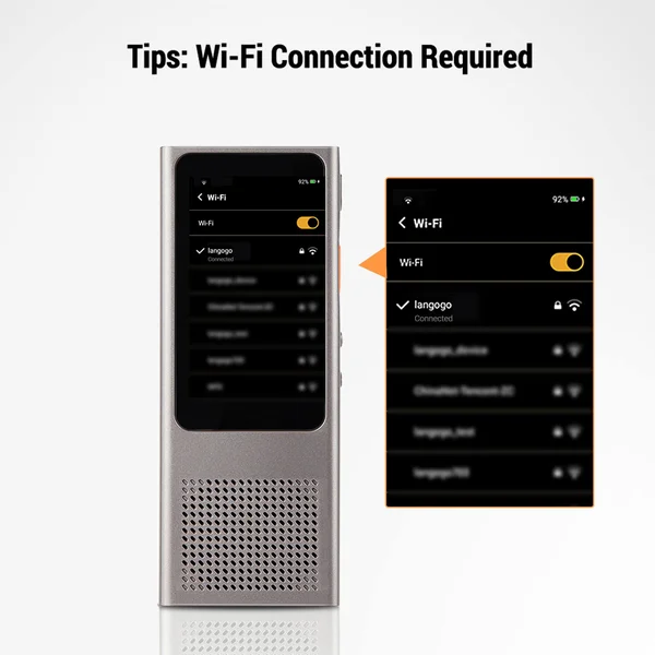 Langogo Minutes Instant Two-Way WiFi Voice Translate Device