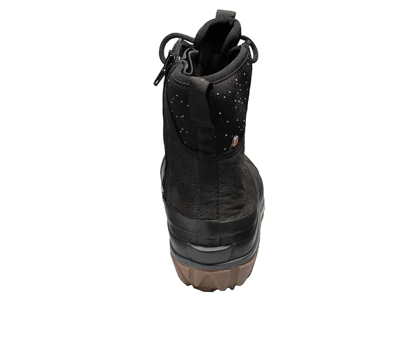 Bogs Women's Classic Casual Tall Lace Leather Boot - 6 - Black