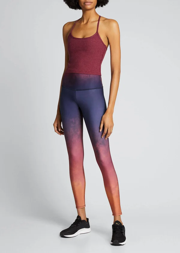 Onzie Graphic High-Rise Midi Legging - Firestone, Women's, Xs