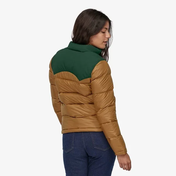 Patagonia Women's Bivy Jacket, Smolder Blue w/Nest Brown, S
