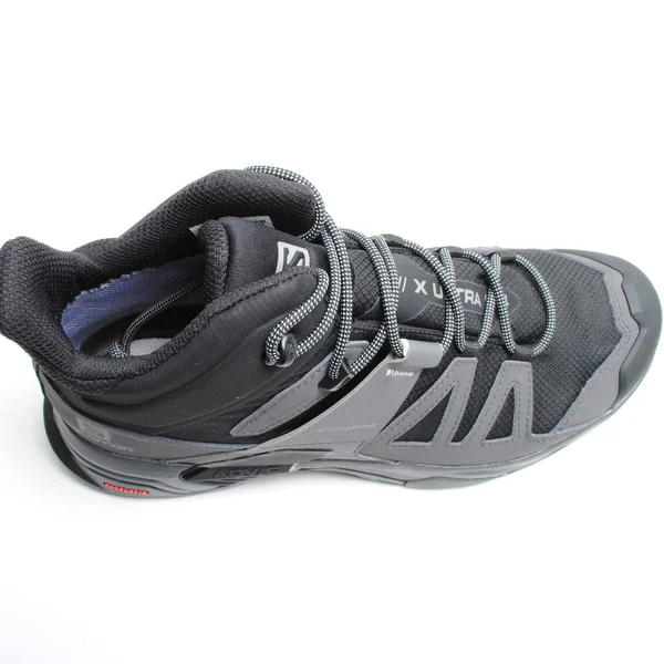 Salomon Men's x Ultra 4 Mid GTX Boots - Black/ Magnet/ Pearl Blue - 9