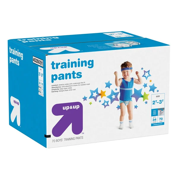 Upu0026Up - Boys& Training Pants Giga Pack - Size 2T-3T, Boy's