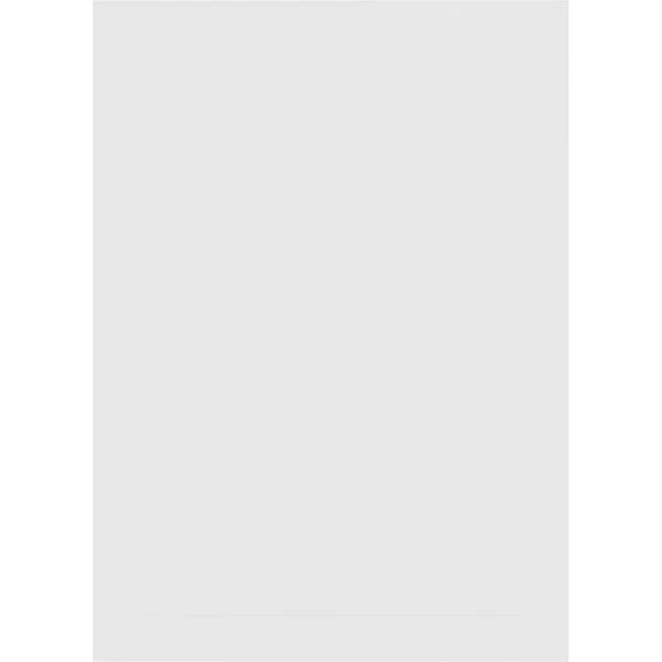 Ekena Millwork GVPVE16X2602SN 16x22W x 26x22H Vertical Surface Mount PVC Gable Vent: Non-Functional, w/ 2x22W x 1-1/2x22H Brickm