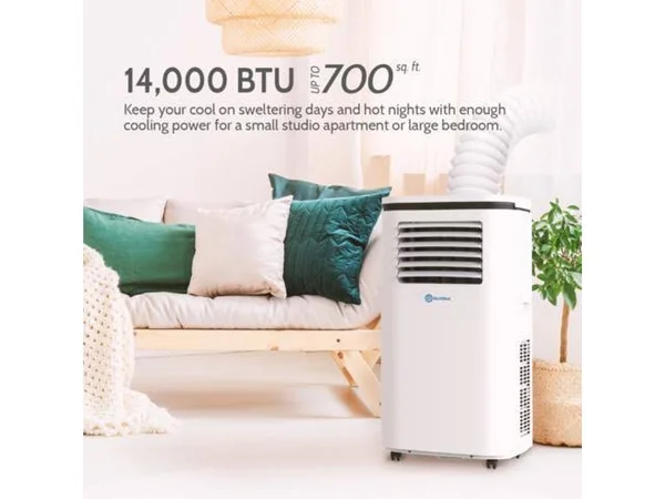 Rollicool 14 - 000 BTU Portable Air Conditioner with Voice Control (100H-20)