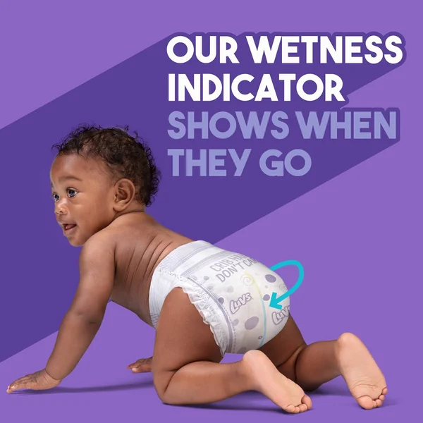 Luvs Diapers, Size 6 (Over 35 lbs), Pro Level Leak Protection - 186 diapers