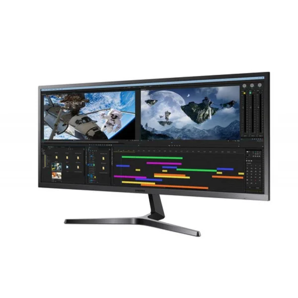 Samsung LS34J550WQU LED Display 86.6 cm (34.1") 4K Ultra HD Flat Black