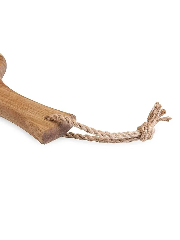 Picnic Time Monogram Artisan Acacia Wood Serving Plank - Letter R