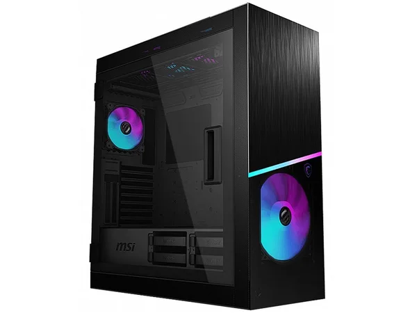 MSI - MPG SEKIRA EATX Mid-Tower Case - Black/Silver 500X