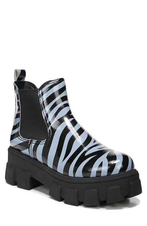 Circus by Sam Edelman Darielle Platform Chelsea Boot, Size 8.5 in Blue Fog at Nordstrom
