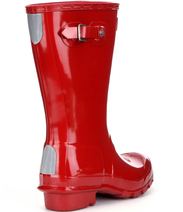 Hunter Original Kids Gloss Boots Bright Pink