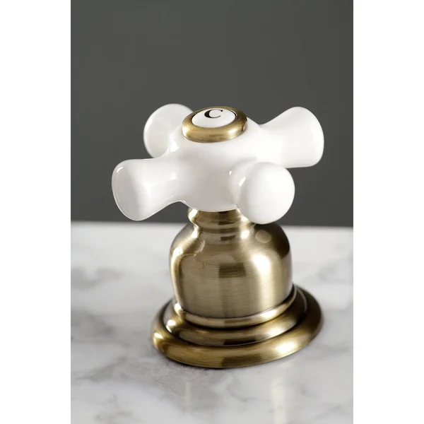 Kingston Brass FSC1970PX American Classic 8 in. Widespread Bathroom Faucet - Matte Black