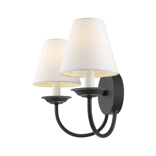 Livex Lighting 5272-04 Mendham 2 Light Black Wall Sconce