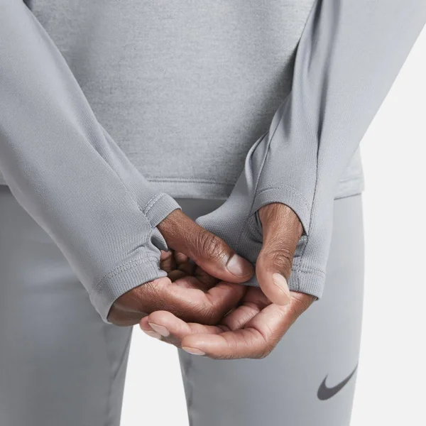 Nike Dri-Fit Men's 1/2-Zip Running Top (Smoke Grey)