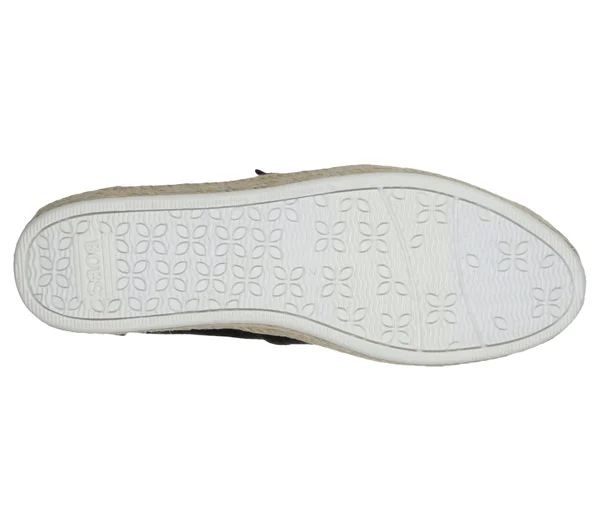 Skechers Women's Bobs Highlights 2.0 Fairy Duster Espadrille, Black
