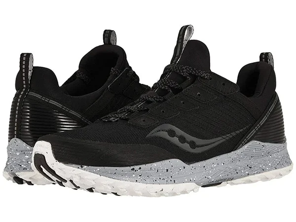 Saucony Men's Mad River TR Trail Running Shoe, Black, 12