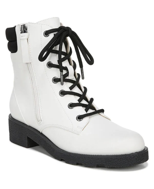 Dr. Scholl&s Tayler Women's Combat Boots - Size: 7, White