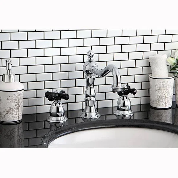 Kingston Brass KS1971PKX Widespread Lavatory Faucet - Polished Chrome