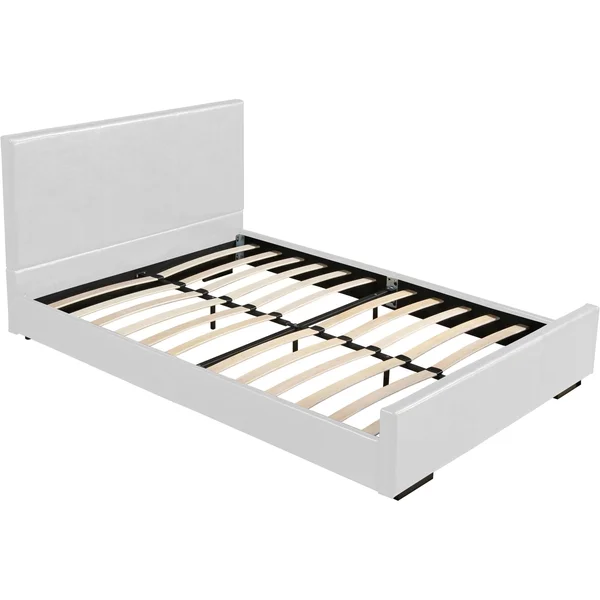 Camden Isle Abbey Bed - King, White, 85.4 x 79 x 34.8 inches
