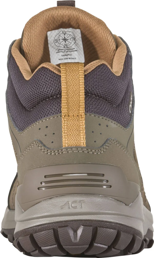 Oboz Men's Sypes Mid Leather B-DRY, Dark Shadow, 9