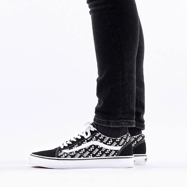 Vans Old Skool Logo Repeat Black/White