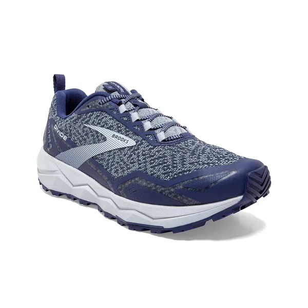 Brooks Running - Men's Divide Trail Shoes, Deep Cobalt/Grey/Blue