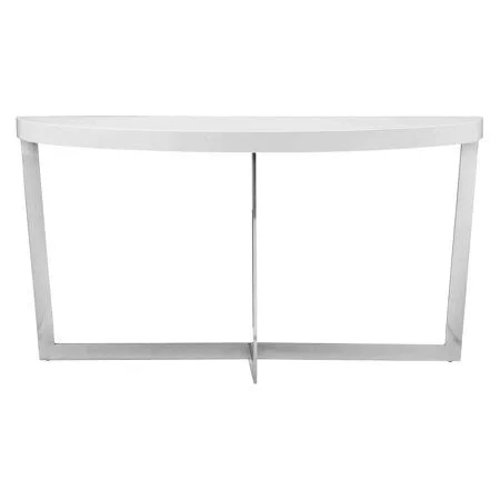Pangea Home Pearl Console Table, Size: Large, White